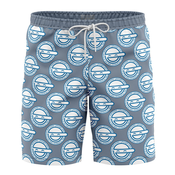 Laughing Man Ghost in the Shell Board Shorts Swim Trunks