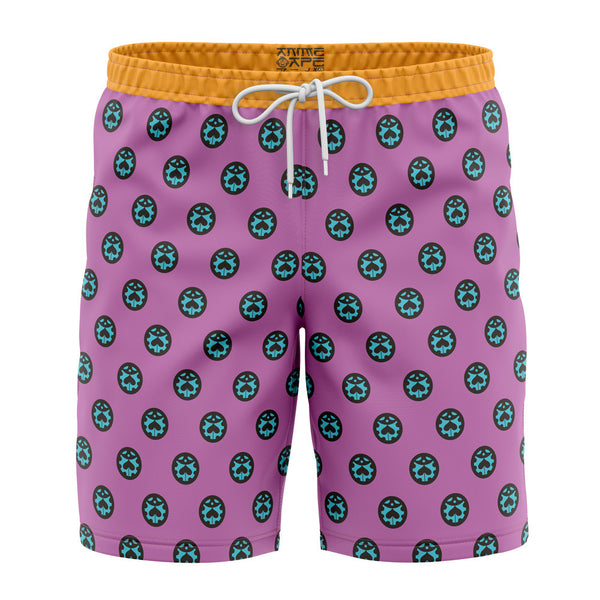 Giorno Giovanna Anime Jojo’s Bizarre Adventure Board Shorts Swim Trunks