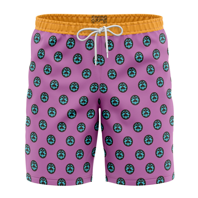 Giorno Giovanna Anime Jojo’s Bizarre Adventure Board Shorts Swim Trunks