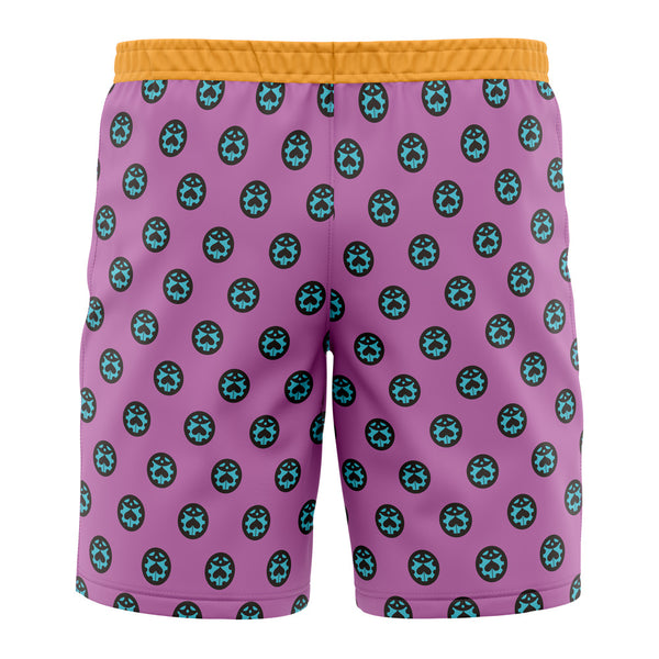 Giorno Giovanna Anime Jojo’s Bizarre Adventure Board Shorts Swim Trunks