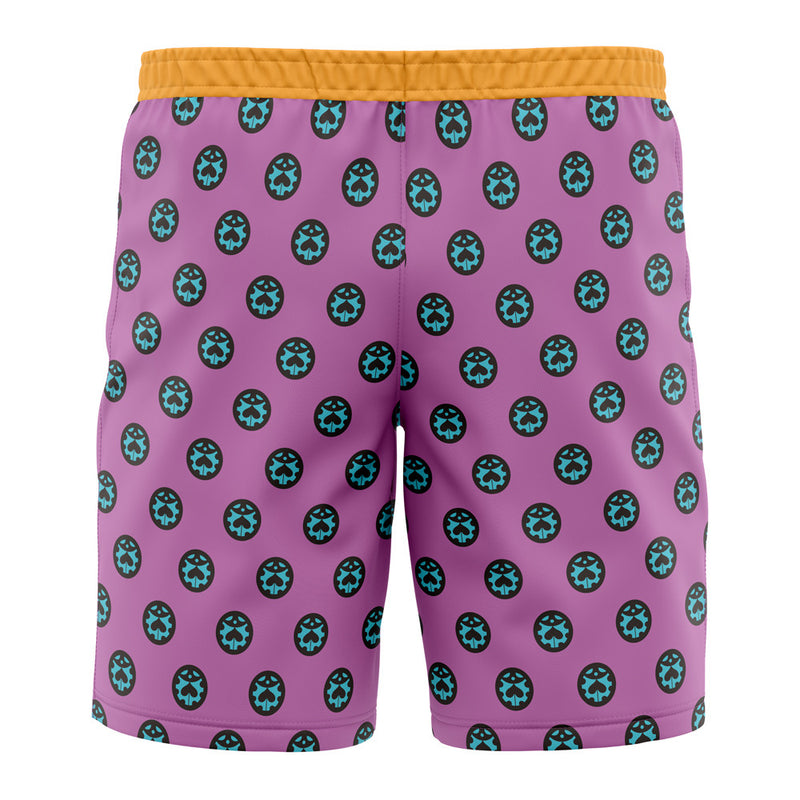 Giorno Giovanna Anime Jojo’s Bizarre Adventure Board Shorts Swim Trunks