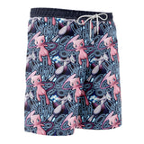 Mew x Mewtwo Pokemon Board Shorts Swim Trunks