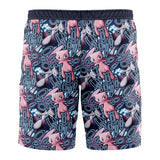 Mew x Mewtwo Pokemon Board Shorts Swim Trunks