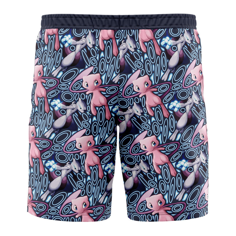 Mew x Mewtwo Pokemon Board Shorts Swim Trunks