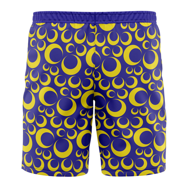 Crescent Moon Sailor Moon Board Shorts Swim Trunks