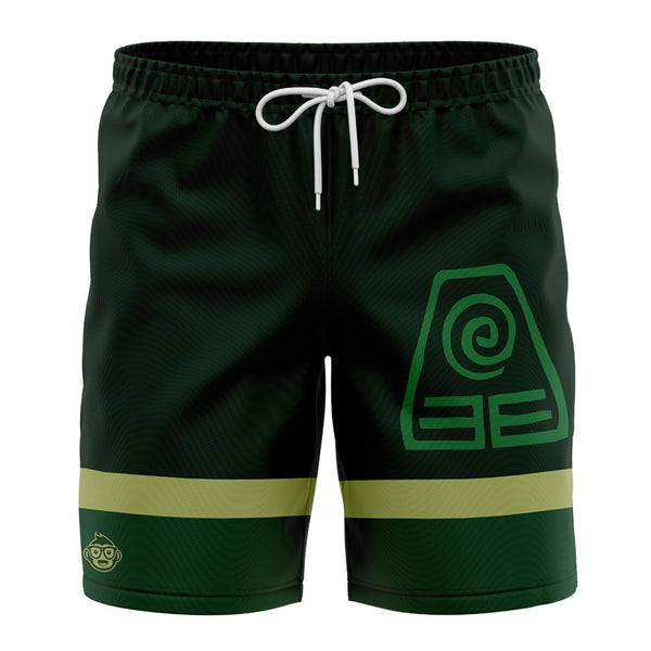 Earthbender Avatar Board Shorts Swim Trunks