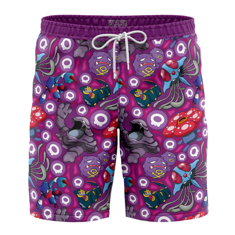 Poison Type Pokemon Pokemon Board Shorts Swim Trunks