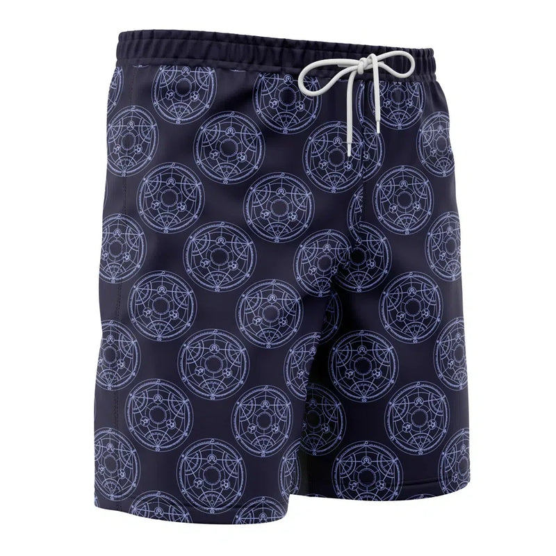 Transmutation Circle Fullmetal Alchemist Board Shorts Swim Trunks