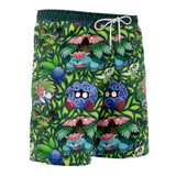 Grass Type Pokemon Pokemon Board Shorts Swim Trunks