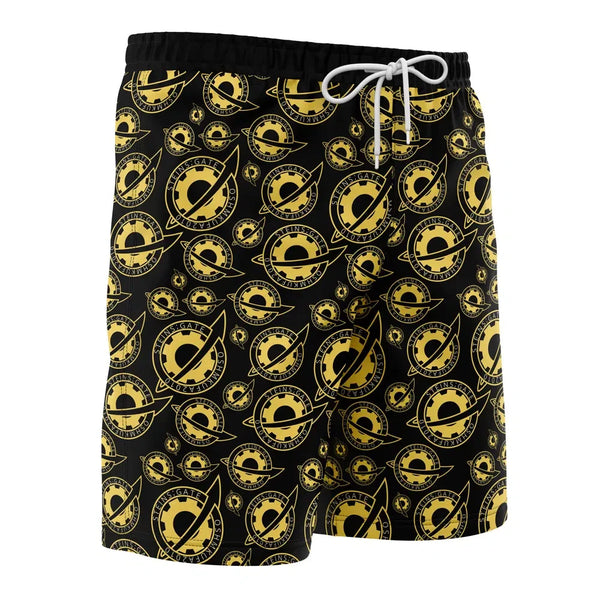 Future Gadget Lab Badge Steins Gate Board Shorts Swim Trunks