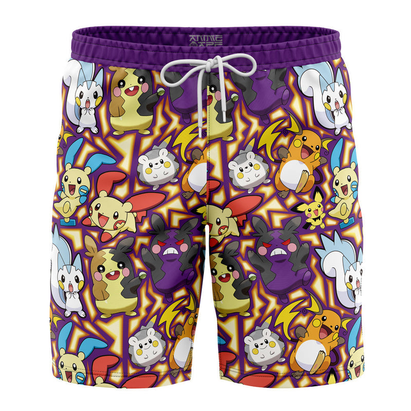 Electric Rodent Type Pokemon Pokemon Board Shorts Swim Trunks