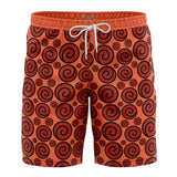 Uzumaki Clan Crest Naruto Shippuden Board Shorts Swim Trunks