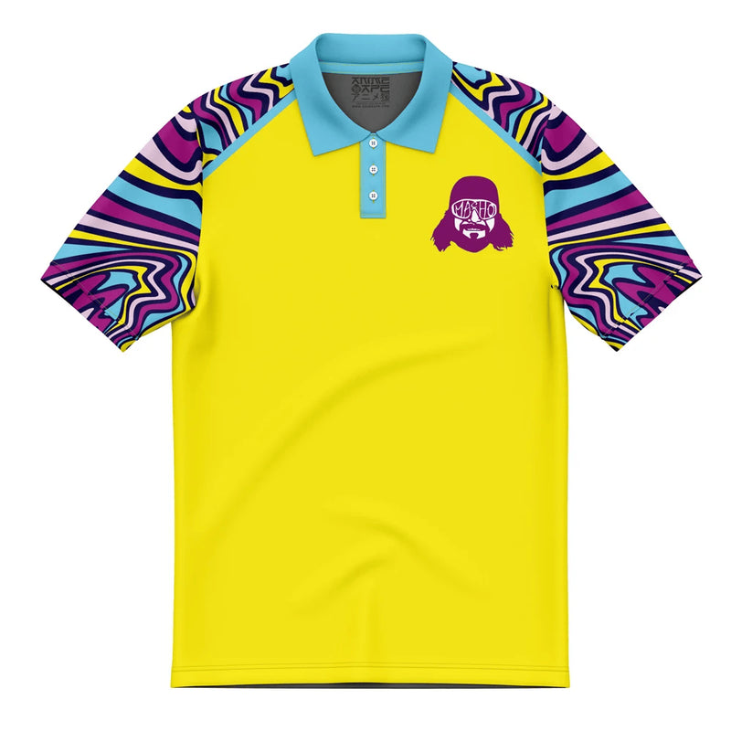 The Cream of the Crop Trippy Randy Savage Pop Culture Polo Shirt