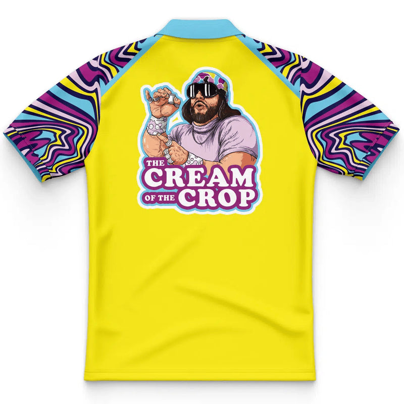 The Cream of the Crop Trippy Randy Savage Pop Culture Polo Shirt