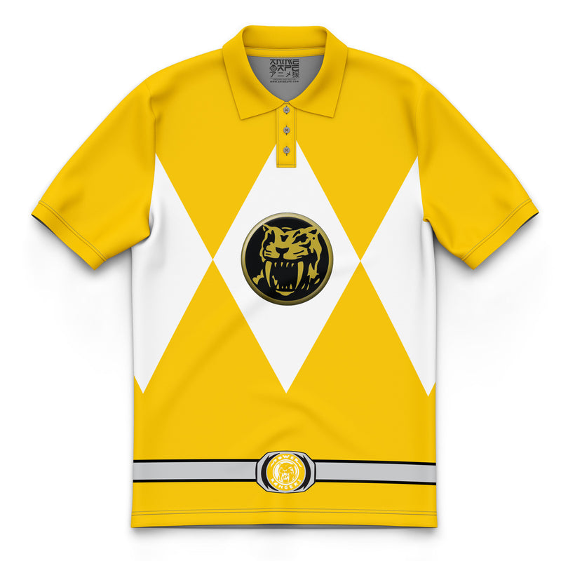 Yellow Ranger Mighty Morphin Power Rangers Polo Shirt