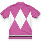 Pink Ranger Mighty Morphin Power Rangers Polo Shirt