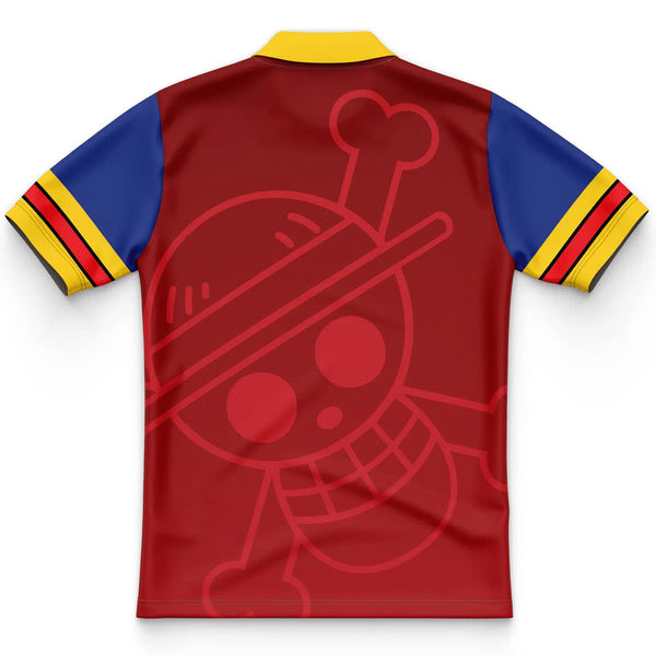 Luffy Straw Hats OP Pirates Polo Shirt