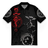 Edward Elric Fullmetal Alchemist Polo Shirt