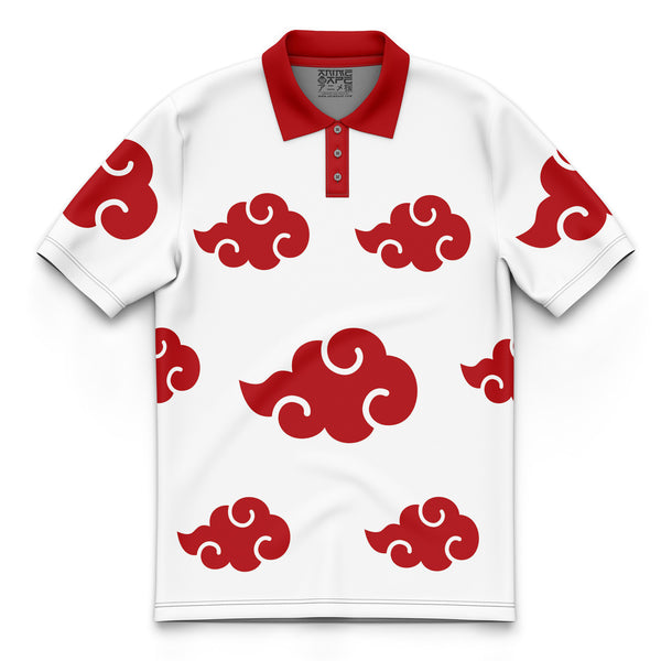 Akatsuki White Naruto Polo Shirt