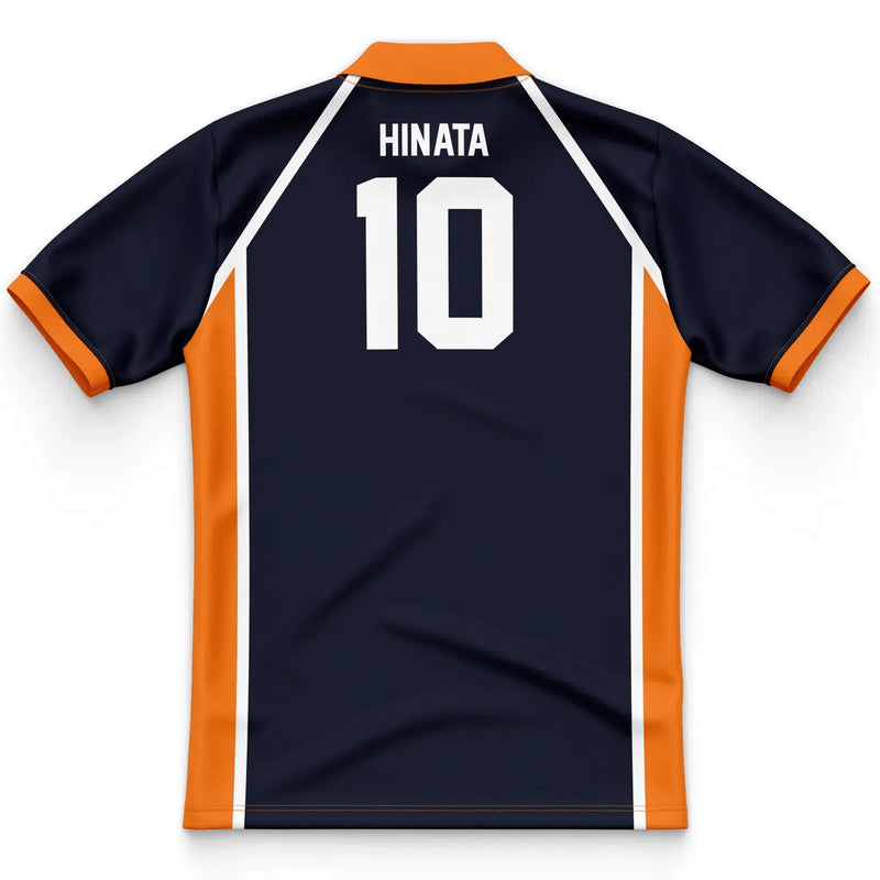 Team Karasuno Hinata #10 Haikyuu Polo Shirt