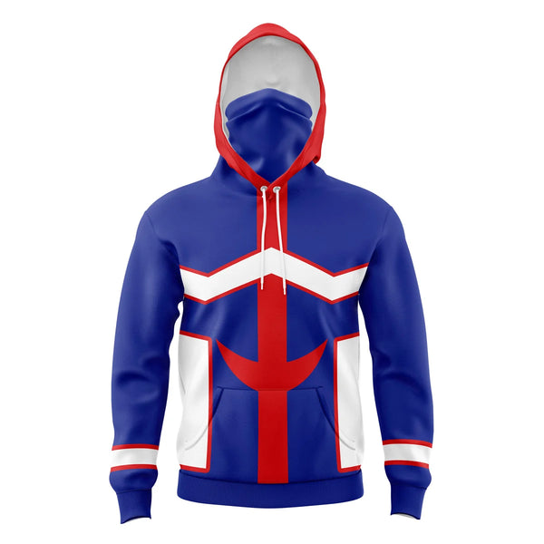 All Might My Hero Academia Masked Hoodie