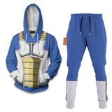 Vegeta Armor Classic Vegeta Saiyan Armor Hoodie And Jogger Set Anime Clothes