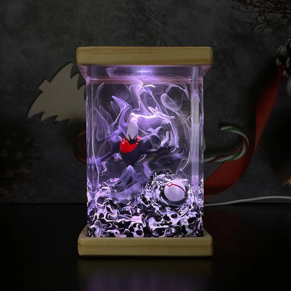 Pokemon Darkrai Epoxy Resin Lamp, Night Light