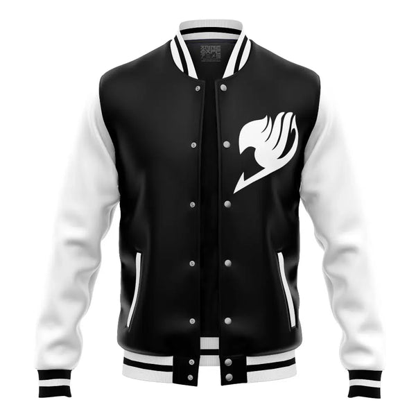 Black Fairy Tail Varsity Jacket