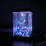 Pokemon Glaceon Epoxy Resin Lamp, Night Light