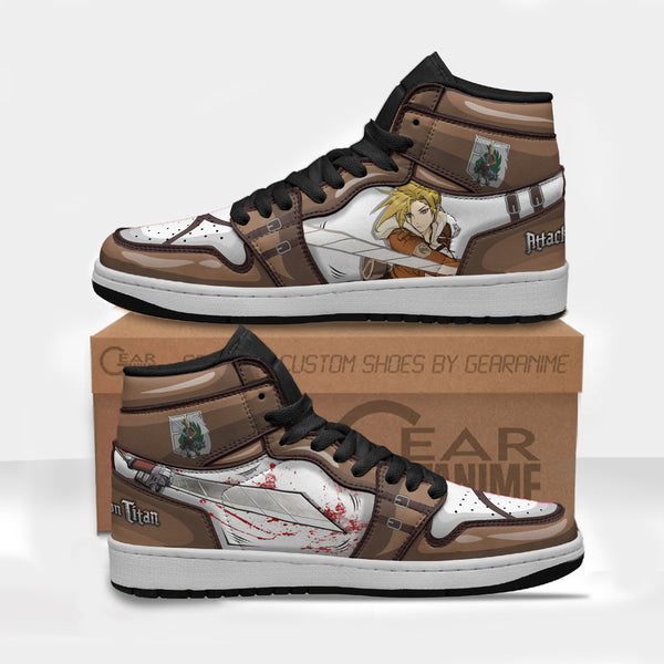 Annie Leonhart Shoes Custom Attack On Titan Anime Boot Sneakers