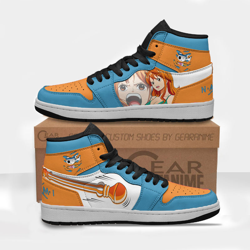 Nami Sneakers Custom One Piece Anime Shoes Model Ver