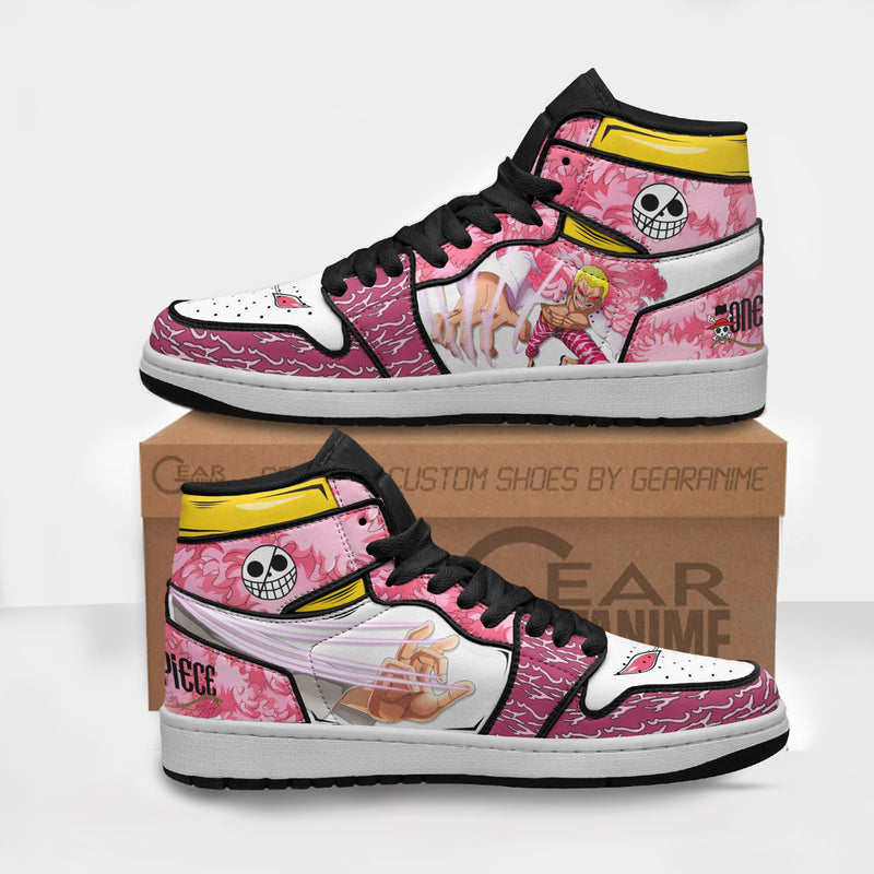 Donquixote Doflamingo Anime Shoes Custom One Piece Boot Sneakers