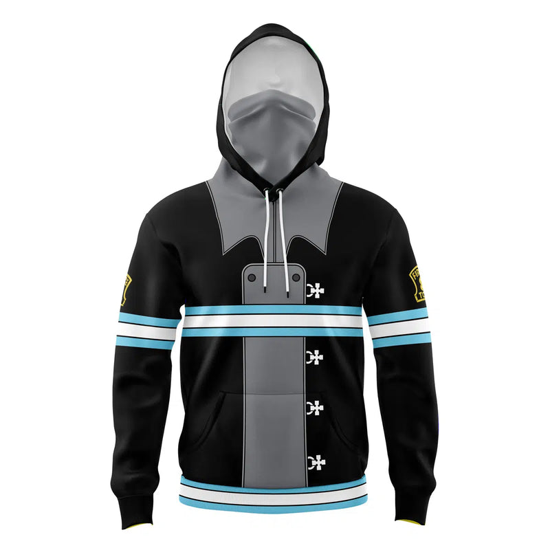 Company 8 Fire Force Masked Hoodie