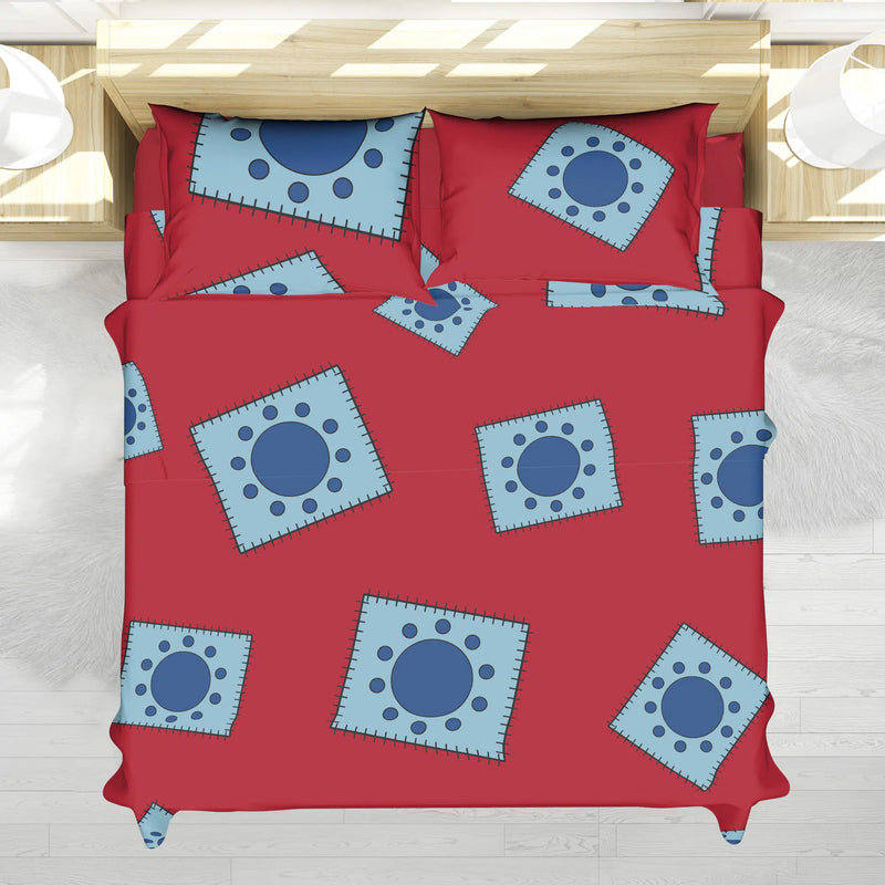 Luffy Wano Pattern One Piece Bedding Set