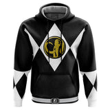 Black Ranger Mighty Morphin Power Rangers Hoodie