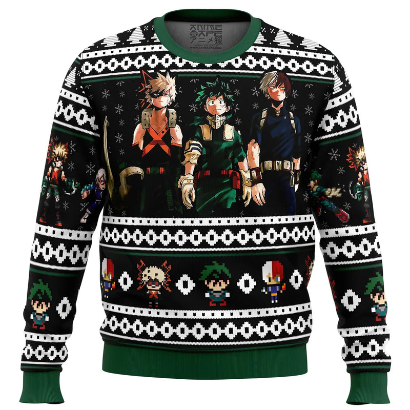 My Hero Academia Top 3 Ugly Christmas Sweater