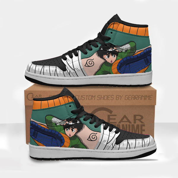 Rock Lee Sneakers Custom Naruto Anime Shoes Model Fan Made