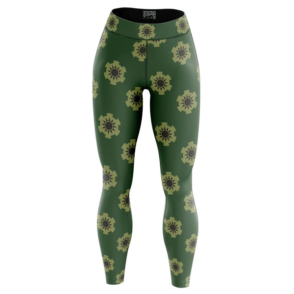 Zoro Wano One Piece Custom Unisex Leggings Spats Training Tights