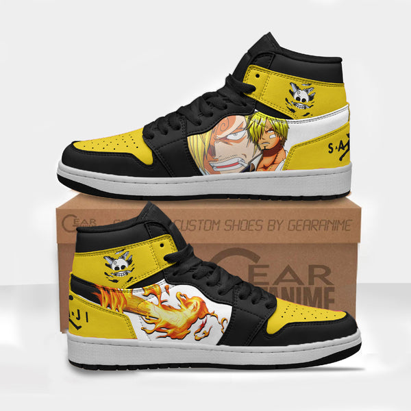 Sanji Sneakers Custom One Piece Anime Shoes New Version