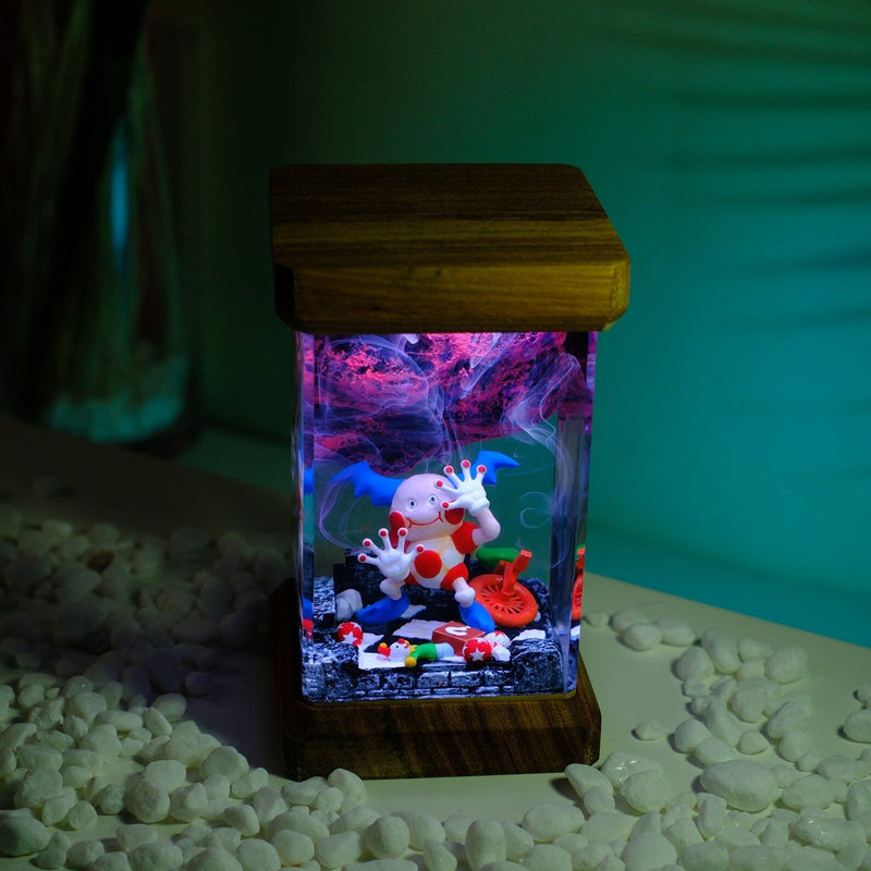 Pokemon Mr Mime Epoxy Resin Lamp, Night Light