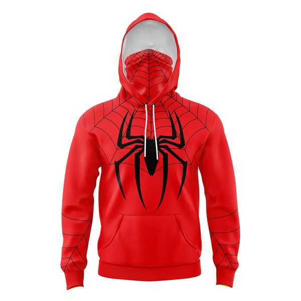 Spiderman Marvel Comics Masked Hoodie