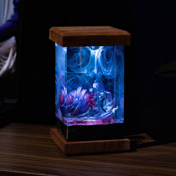 Gojo Satoru Jujutsu Kaisen Epoxy Resin Lamp, Night Light