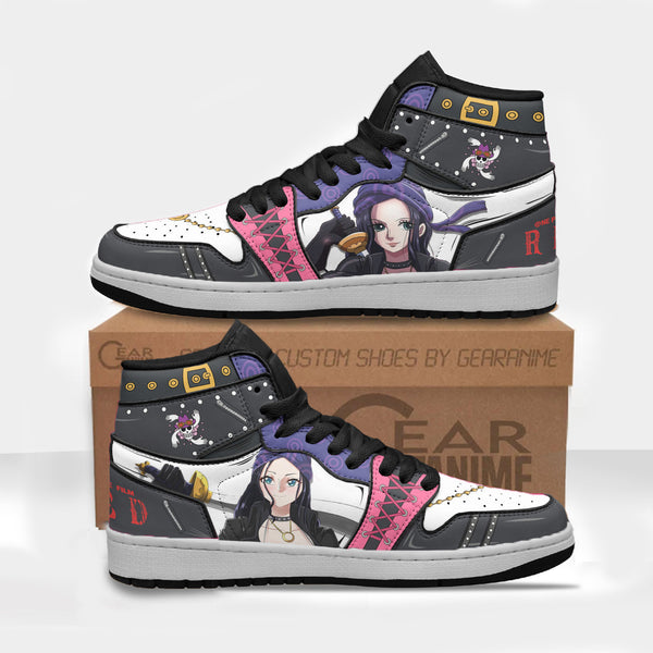 Nico Robin Sneakers Custom One Picece Red Anime Shoes