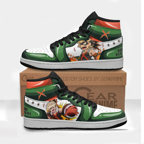 Bakugou Sneakers Limited Edition My Here Academia Anime Shoes Ver 1