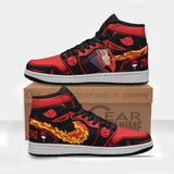 Itachi Fire Ball Jutsu Custom Shoes Anime Naruto Boot Sneakers