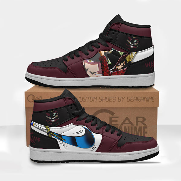 Mihawk Sneakers Custom One Piece Anime Shoes Model Ver