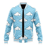 Sakonji Urokodaki Pattern Demon Slayer Varsity Jacket