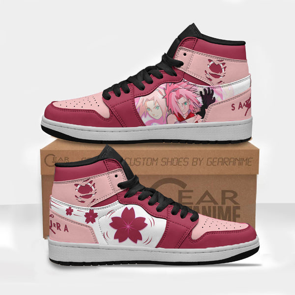 Sakura Sneakers Custom Naruto Anime Shoes Model Ver 2