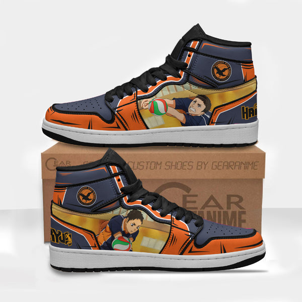 Daichi Sawamura Boot Sneakers Custom Karasuno High Haikyuu Anime Shoes