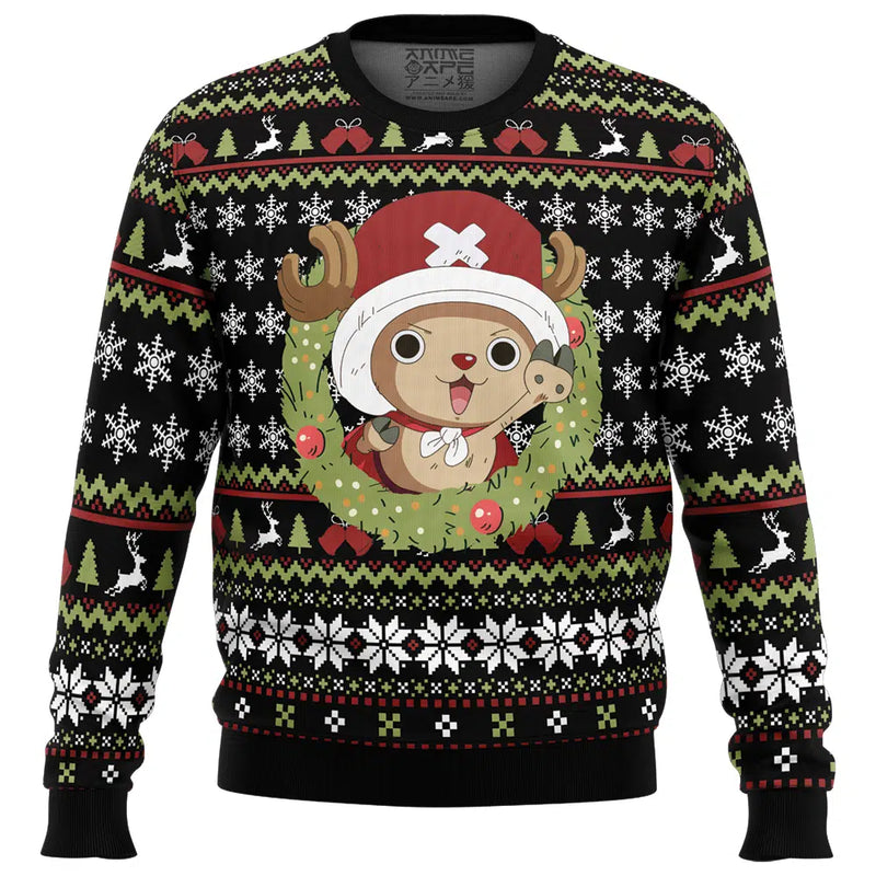 Santa Tony Tony Chopper One Piece Ugly Christmas Sweater